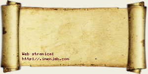 Tijana Radmanovac vizit kartica